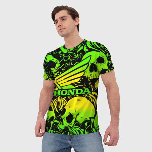 Мужская футболка 3D Honda, цвет 3D печать - фото 3