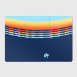 Магнитный плакат 3Х2 Летние волны и пальма