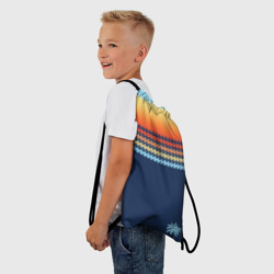 Рюкзак-мешок 3D Летние волны и пальма - фото 2