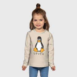 Детский лонгслив 3D Linux - фото 2