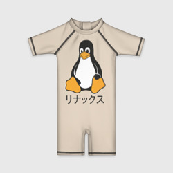 Детский купальный костюм 3D Linux