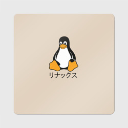 Магнит виниловый Квадрат Linux