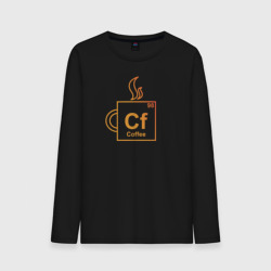 Cf coffee – Мужской лонгслив хлопок с принтом купить со скидкой в -20%