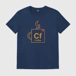 Мужская футболка хлопок Cf coffee