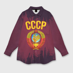 Мужская рубашка oversize 3D СССР