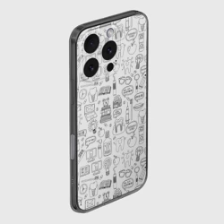 Чехол для iPhone 16 Pro силиконовый с защитой камеры Дантист - фото 2