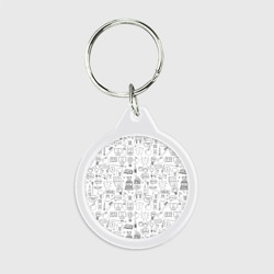 Брелок круглый Дантист