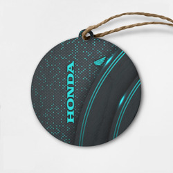 Деревянная игрушка круг Honda