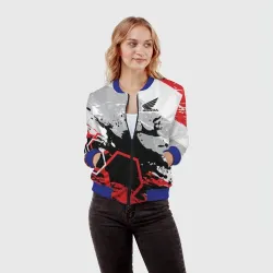 Женский бомбер 3D Honda - фото 2