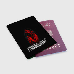 Обложка для паспорта матовая кожа Powerwolf - фото 2