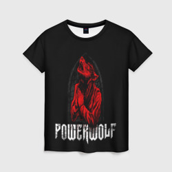 Женская футболка 3D Powerwolf
