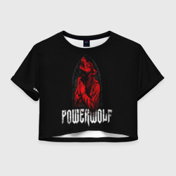 Женская футболка Crop-top 3D Powerwolf