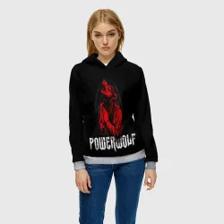 Женская толстовка 3D Powerwolf - фото 2