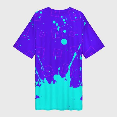 Платье-футболка 3D Roblox Роблокс, цвет 3D печать - фото 2