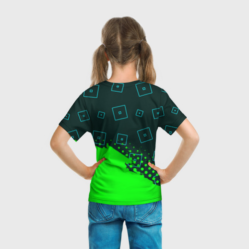 Детская футболка 3D Roblox Роблокс, цвет 3D печать - фото 6