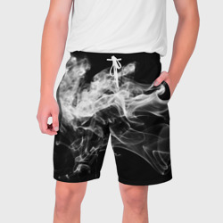 Мужские шорты 3D Серый дым