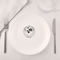 Набор: тарелка + кружка СССР двусторонняя - фото 2