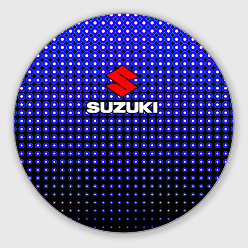 Круглый коврик для мышки Suzuki