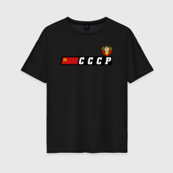 Женская футболка хлопок Oversize СССР