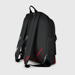 Рюкзак с принтом Gamers 2 Jersey pro 2020-21 для любого человека, вид сзади №1. Цвет основы: белый