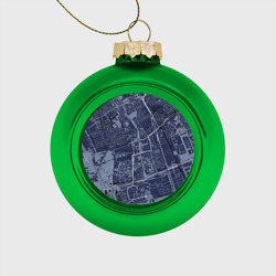 Ёлочный шар стеклянный/пластиковый Генплан города