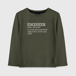 Детский лонгслив хлопок Engineer