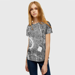 Женская футболка 3D Генплан - фото 2