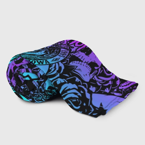 Плед 3D с принтом Slipknot, фото на моделе #1