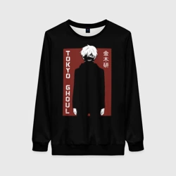 Женский свитшот 3D Канеки Кен поясная