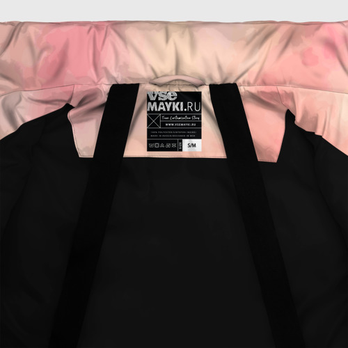 Женская зимняя куртка Oversize милая свинка, цвет черный - фото 7
