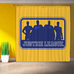 Фотошторы Justice League маска - фото 2