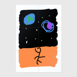 Магнитный плакат 2Х3 Космический пляж