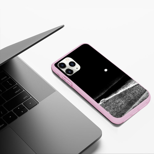 Чехол для iPhone 11 Pro Max матовый Broken, цвет розовый - фото 5