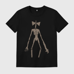 Мужская футболка хлопок Сиреноголовый монстр