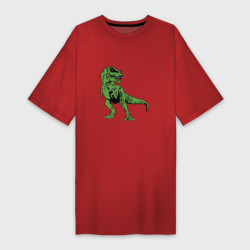 Платье-футболка хлопок Тираннозавр Рекс
