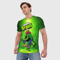 Мужская футболка 3D Спайк Brawl Stars Spike - фото 2