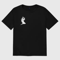 Мужская футболка хлопок Oversize Haunted Family White Kizaru