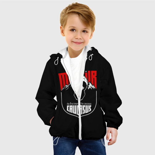 Детская куртка 3D Шейх Мансур, цвет белый - фото 3