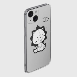 Чехол для iPhone 15 силиконовый с защитой камеры Кон Bleach - фото 2