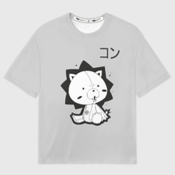 Мужская футболка oversize 3D Кон Bleach