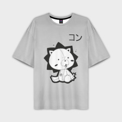 Мужская футболка oversize 3D Кон Bleach