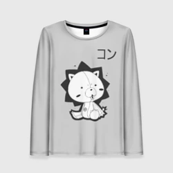 Женский лонгслив 3D Кон Bleach