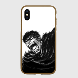 Чехол для iPhone XS Max матовый Гатс в ярости