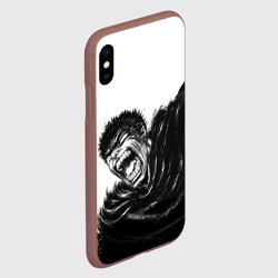 Чехол для iPhone XS Max матовый Гатс в ярости - фото 2