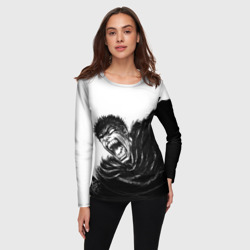Женский лонгслив 3D Гатс в ярости - фото 2
