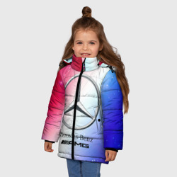Зимняя куртка для девочек 3D Mercedes Мерседес - фото 2