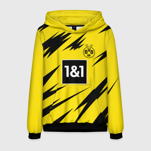 Мужская толстовка 3D Haaland Borussia Dortmund, цвет черный