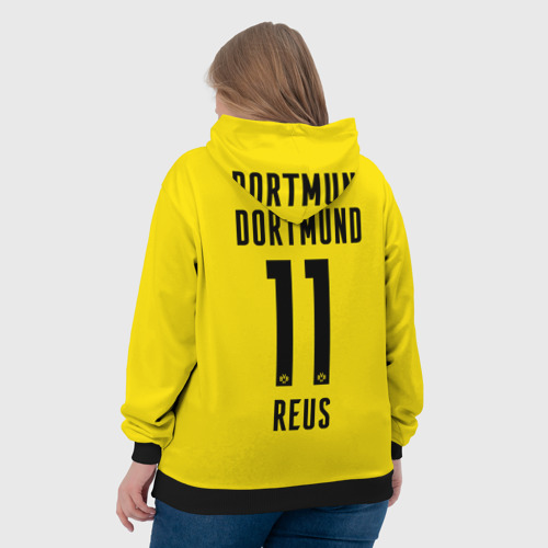 Женская толстовка 3D Reus Borussia Dortmund 20-21, цвет 3D печать - фото 7