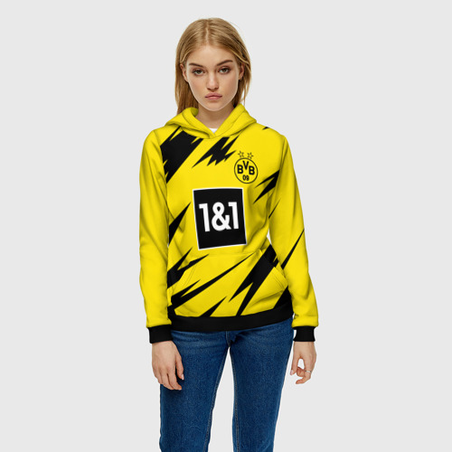 Женская толстовка 3D Reus Borussia Dortmund 20-21, цвет 3D печать - фото 3