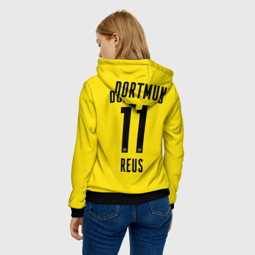 Женская толстовка 3D Reus Borussia Dortmund 20-21, цвет 3D печать - фото 4
